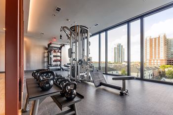 State-of-the-art fitness center